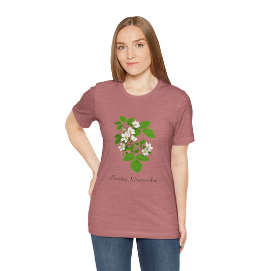 Dewberry Blossom Tee —  Botanical Graphic Shirt